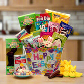 Send a gift basket delivery of: Hoppy Bunny Treats Easter Gift Basket - Easter Basket